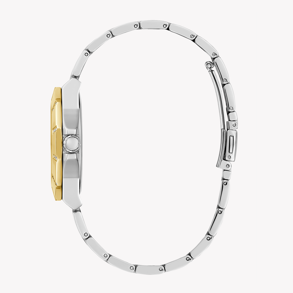 Guess Sunray Multifunction Silver Dial Two Tone Steel Strap Watch for Women - GW0616L2 Buy Now By Guess