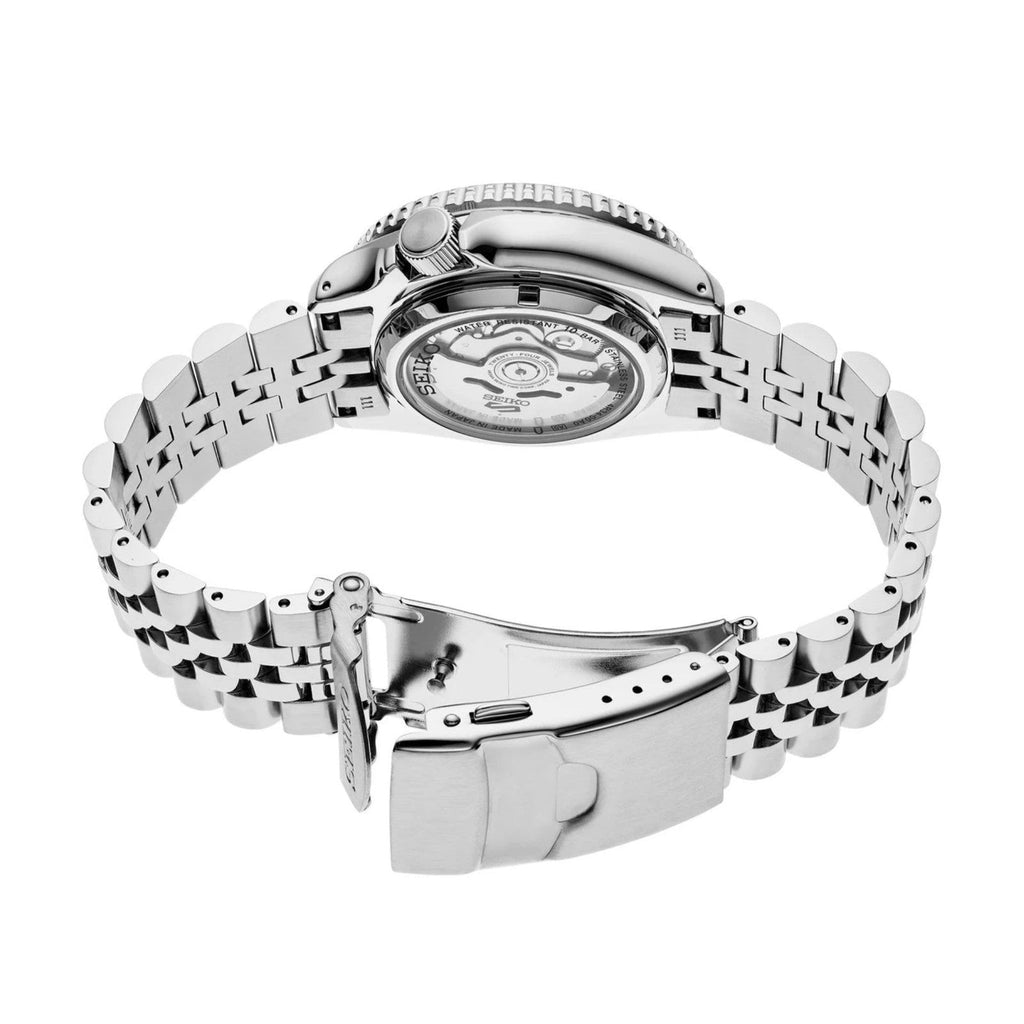 Seiko 5 Sports GMT US Special Edition Automatic Grey Dial Silver Steel Strap Watch For Men - SSK021K1 Buy Now By Seiko