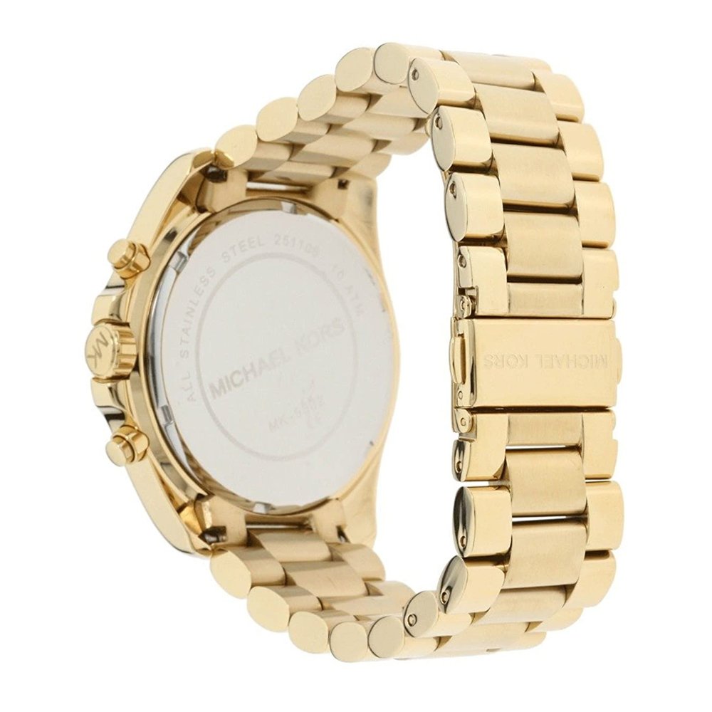 Michael Kors Bradshaw Brown Dial Gold Steel Strap Watch for Women - MK5502 Buy Now By Michael Kors