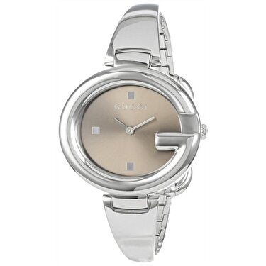 Gucci Guccissima Brown Dial Silver Steel Strap Watch For Women - YA134302 Buy Now By Gucci