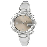 Gucci Guccissima Brown Dial Silver Steel Strap Watch For Women - YA134302 Buy Now By Gucci
