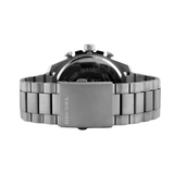 Diesel Mega Chief Chronograph Silver Dial Silver Steel Strap Watch For Men - DZ4501 Buy Now By Diesel