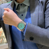 Tissot PRX Quartz Light Green Dial Silver Steel Strap Watch for Men - T137.410.11.091.01 Buy Now By Tissot