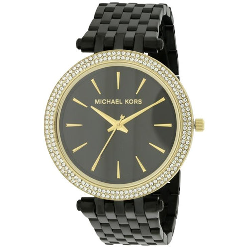 Michael Kors Darci Black Dial Black Steel Strap Watch for Women - MK3322 Buy Now By Michael Kors
