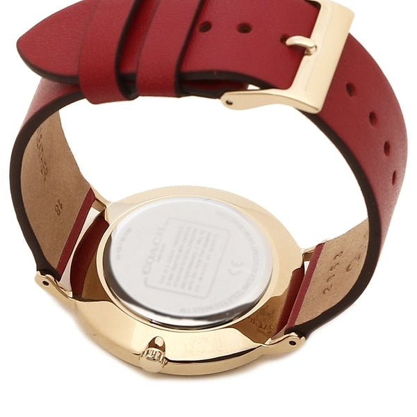 Coach Perry Red Dial Red Leather Strap Watch for Women - 14503486 Buy Now By Coach