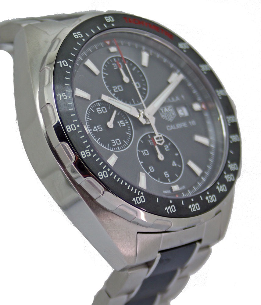 Tag Heuer Formula 1 Automatic Chronograph Grey Dial Two Tone Strap Watch for Men - CAZ2012.BA0970 Buy Now By Tag Heuer