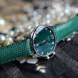 Gucci G-Timeless Mother of Pearl Green Dial Green Leather Strap Watch For Women - YA1264042 Buy Now By Gucci