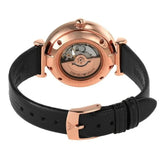 Emporio Armani Gianni T Bar Mother of Pearl White Dial Black Leather Strap Watch For Women - AR60047 Buy Now By Emporio Armani