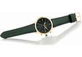 Fossil Townsman Chronograph Green Dial Green Leather Strap Watch for Men - FS5599 Buy Now By Fossil
