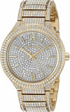 Michael Kors Kerry Crystals Gold Dial Gold Steel Strap Watch For Women - MK3360 Buy Now By Michael Kors