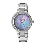 Michael Kors Taryn Mother of Pearl Purple Dial Silver Steel Strap Watch For Women - MK6562 Buy Now By Michael Kors