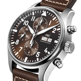 IWC Pilot's Watch Chronograph Edition Brown Dial Brown Leather Strap Watch for Men - IW377713 Buy Now By IWC