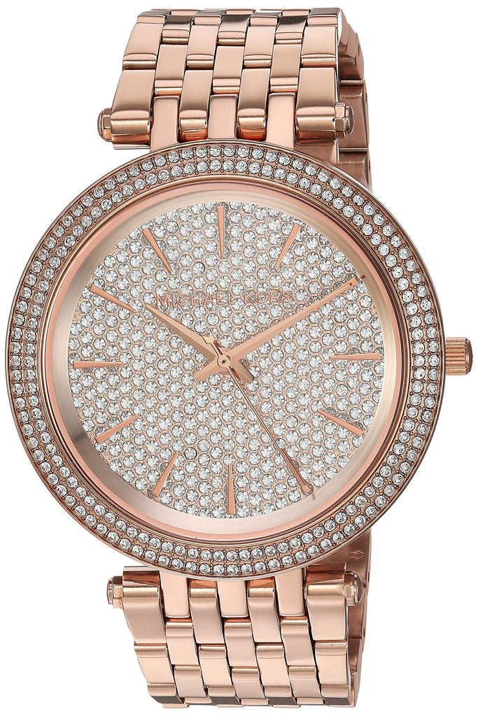 Michael Kors Darci Rose Gold Dial Rose Gold Steel Strap Watch for Women - MK3439 Buy Now By Michael Kors
