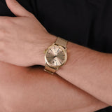 Maserati Epoca Golden Dial Golden Mesh Bracelet Watch For Men - R8853118003 Buy Now By Maserati