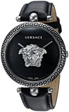 Versace Palazzo Empire Black Dial Black Leather Strap Watch for Women - VCO060017 Buy Now By Versace