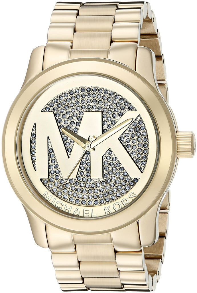 Michael Kors Runway Gold Dial Gold Steel Strap Watch for Women - MK5706 Buy Now By Michael Kors