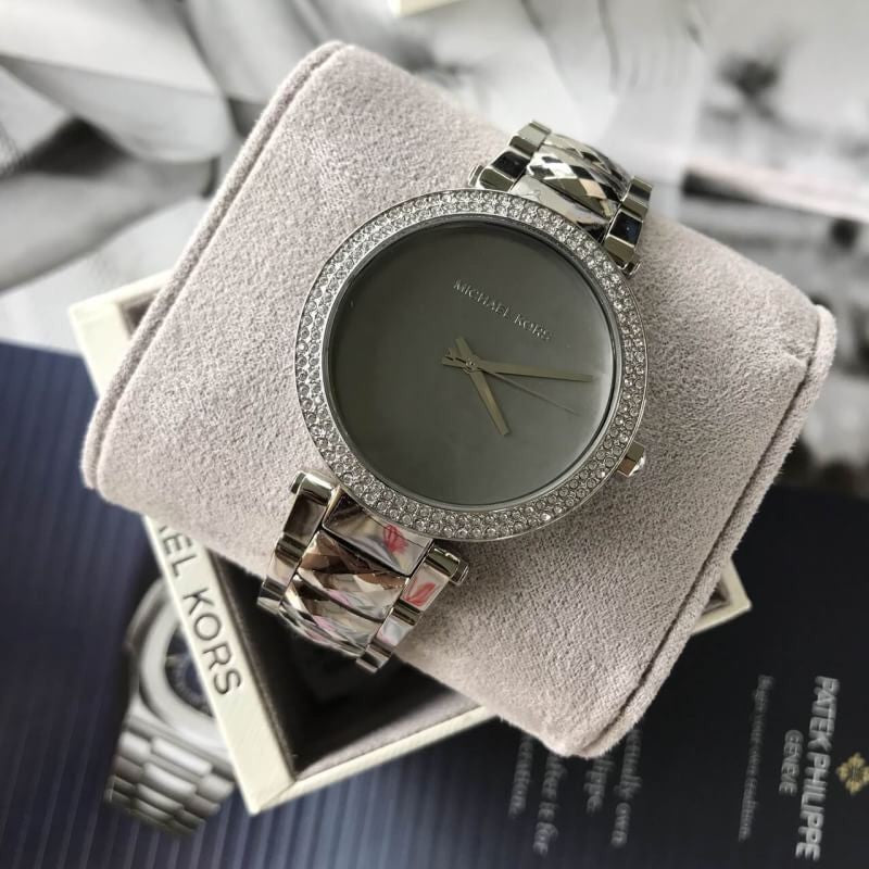 Michael Kors Parker Mother of Pearl Silver Steel Strap Watch for Women - MK6424 Buy Now By Michael Kors