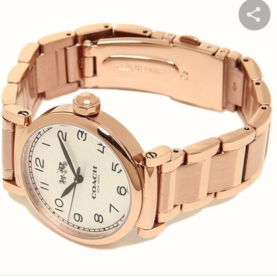 Coach Madison White Dial Rose Gold Steel Strap Watch for Women - 14502395 Buy Now By Coach