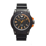Emporio Armani Sportivo Quartz Black Dial Black Silicone Strap Watch For Men - AR5969 Buy Now By Emporio Armani