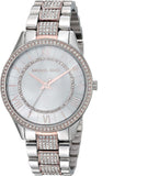 Michael Kors Lauryn Quartz Mother of Pearl White Dial Two Tone Steel Strap Watch For Women - MK4366 Buy Now By Michael Kors