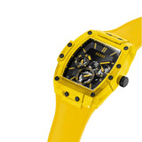 Guess Phoenix Multi Function Black Dial Yellow Rubber Strap Watch for Men - GW0203G6 Buy Now By Guess