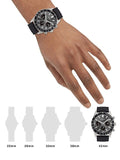 Guess Altitude Chronograph Black Dial Black Rubber Strap Watch for Men - GW0332G1 Buy Now By Guess
