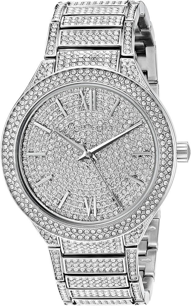 Michael Kors Kerry Crystal Pave Silver Dial Silver Steel Strap Watch For Women - MK3359 Buy Now By Michael Kors