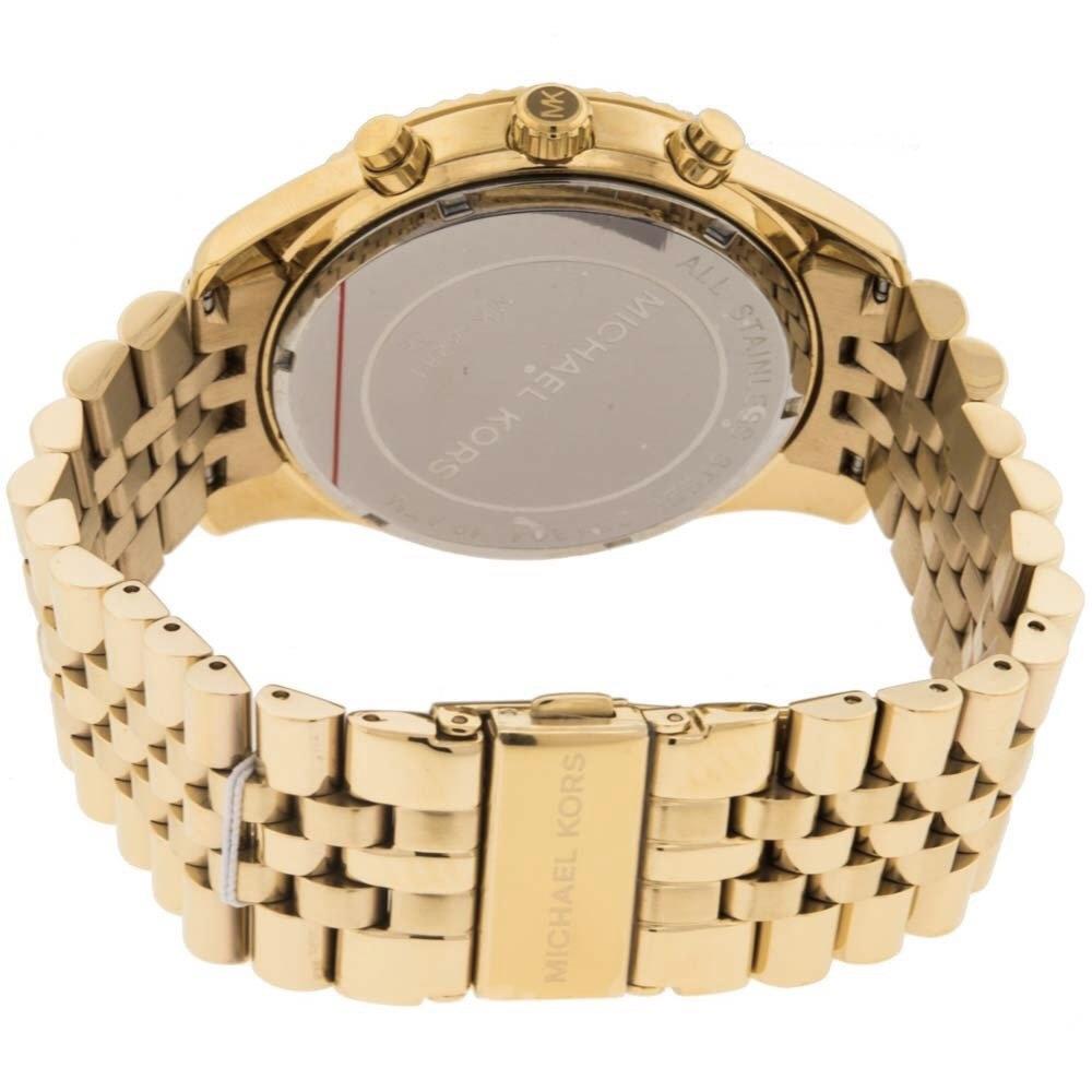 Michael Kors Lexington Gold Dial Gold Steel Strap Watch for Men - MK8281 Buy Now By Michael Kors
