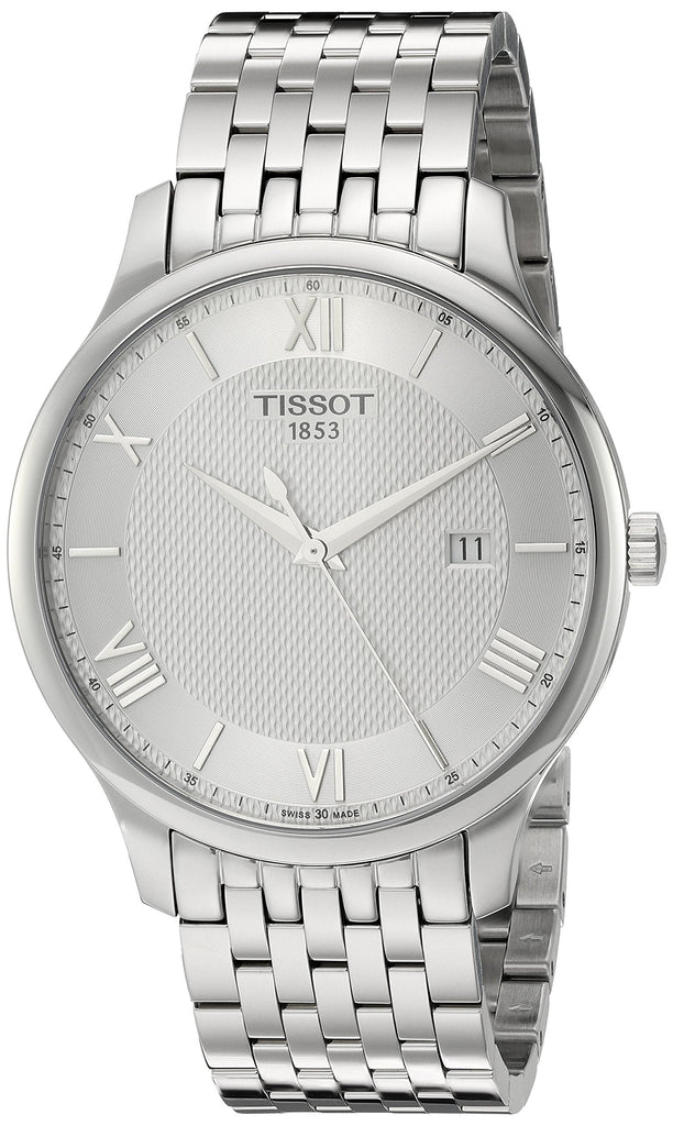 Tissot T Classic Tradition Silver Dial Silver Steel Strap Watch For Men - T063.610.11.038.00 Buy Now By Tissot