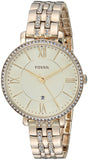 Fossil Jacqueline Gold Dial Gold Steel Strap Watch for Women - ES3547 Buy Now By Fossil