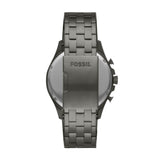Fossil Forrester Chronograph Black Dial Grey Steel Strap Watch for Men - FS5606 Buy Now By Fossil