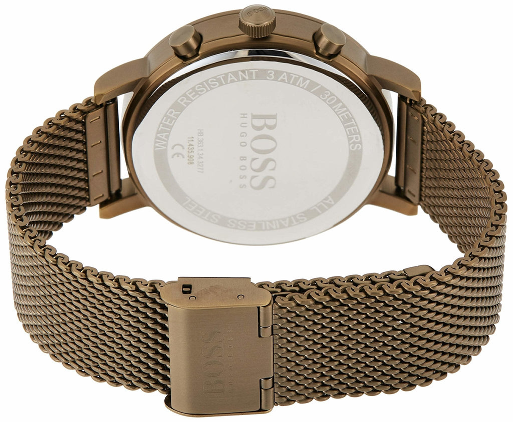 Hugo Boss Spirit Blue Dial Grey Mesh Bracelet Watch for Men - 1513693 Buy Now By Hugo Boss