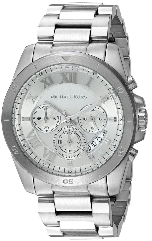Michael Kors Brecken Chronograph Silver Dial Silver Steel Strap Watch For Women - MK8562 Buy Now By Michael Kors