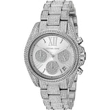 Michael Kors Mini Bradshaw Crystals Silver Dial Silver Steel Strap Watch For Women - MK6454 Buy Now By Michael Kors
