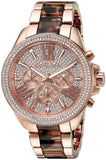 Michael Kors Wren Diamonds Rose Gold Dial Two Tone Steel Strap Watch for Women - MK6159 Buy Now By Michael Kors