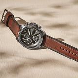Fossil Bronson Chronograph Grey Dial Brown Leather Strap Watch for Men - FS5855 Buy Now By Fossil