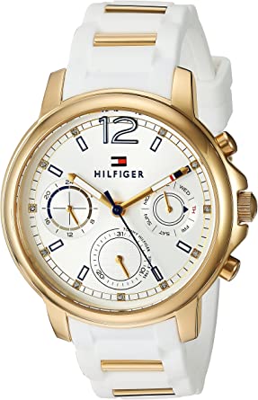 Tommy Hilfiger Claudiia White Dial White Steel Strap Watch for Women - 1781745 Buy Now By Tommy Hilfiger
