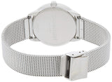 Calvin Klein Minimal Grey Dial Silver Mesh Bracelet Watch for Women - K3M2212X Buy Now By Calvin Klein