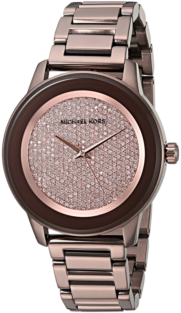Michael Kors Kinley Brown Dial Brown Steel Strap Watch for Women - MK6245 Buy Now By Michael Kors
