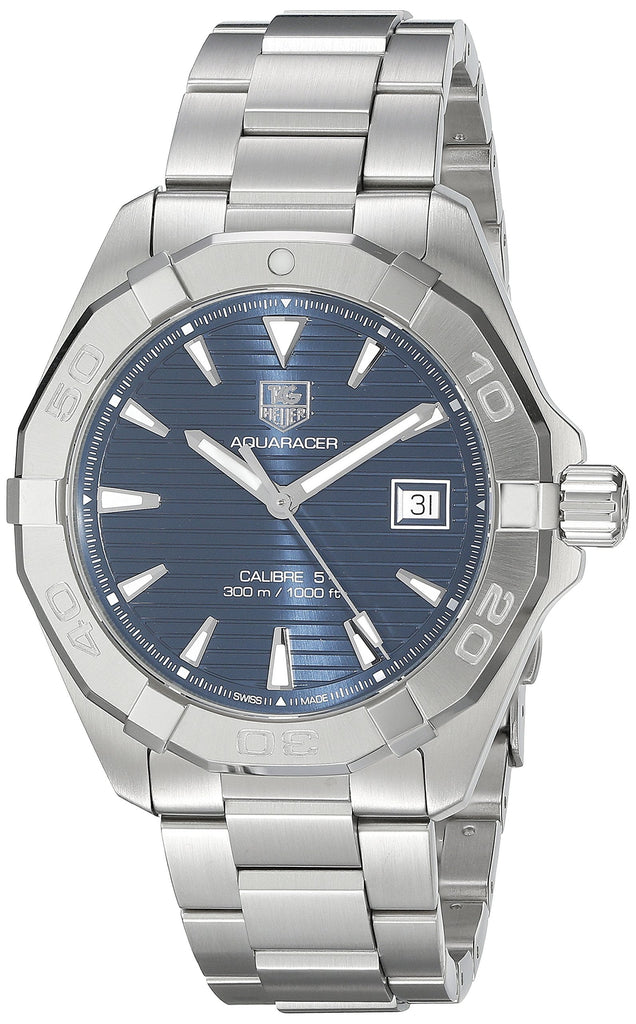 Tag Heuer Aquaracer Automatic Blue Dial Silver Steel Strap Watch for Men - WAY2112.BA0928 Buy Now By Tag Heuer