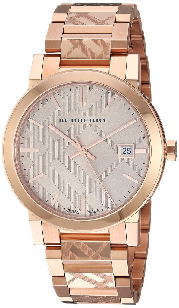 Burberry The City Rose Gold Dial Rose Gold Steel Strap Watch for Women - BU9039 Buy Now By Burberry