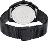 Tommy Hilfiger Deacon Analog Black Dial Black Mesh Bracelet Watch for Men - 1791547 Buy Now By Tommy Hilfiger
