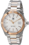 Tag Heuer Aquaracer Quartz White Dial Silver Strap Watch for Men - WAY1150.BD0911 Buy Now By Tag Heuer