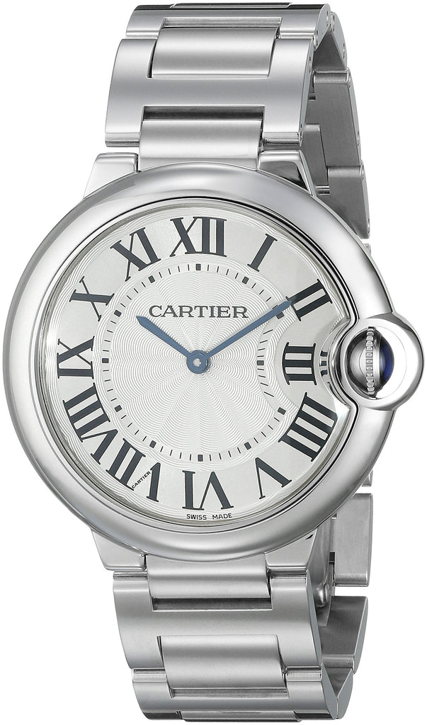 Cartier Ballon Bleu De Cartier Silver Dial Silver Steel Strap Watch for Women - W69011Z4 Buy Now By Cartier