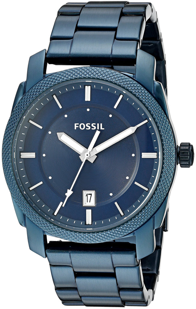 Fossil Machine Blue Dial Blue Steel Strap Watch for Men - FS5231 Buy Now By Fossil