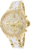 Michael Kors Wren Diamonds Gold Dial Two Tone Steel Strap Watch for Women - MK6157 Buy Now By Michael Kors