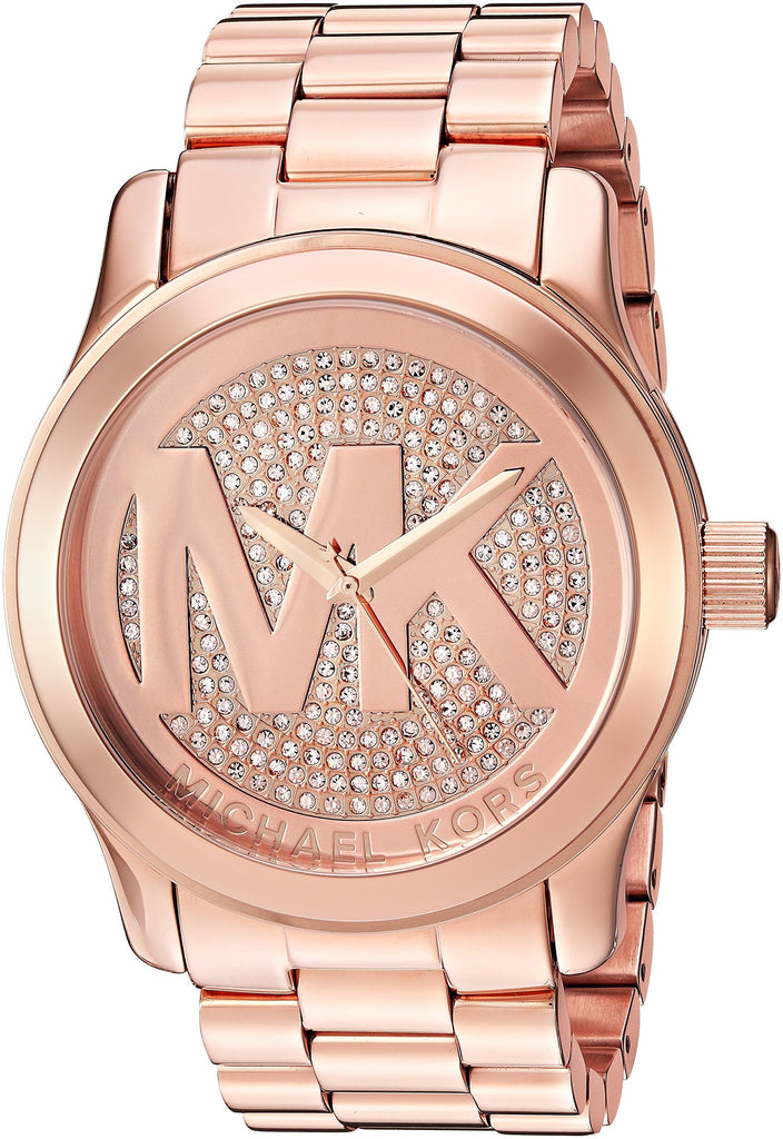 Michael Kors Runway Rose Gold Dial Rose Gold Steel Strap Watch for Women - MK5661 Buy Now By Michael Kors