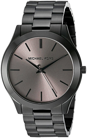 Michael Kors Slim Runway Black Dial Black Steel Strap Watch for Men - MK8507 Buy Now By Michael Kors