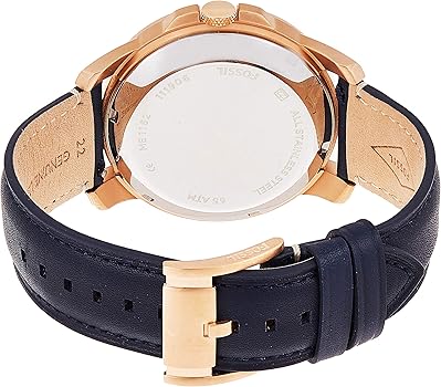Fossil Grant Twist Multifunction Blue Dial Blue Leather Strap Watch for Men - ME1162 Buy Now By Fossil