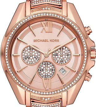 Michael Kors Whitney Chronograph Rose Gold Dial Rose Gold Steel Strap Watch For Women - MK6730 Buy Now By Michael Kors